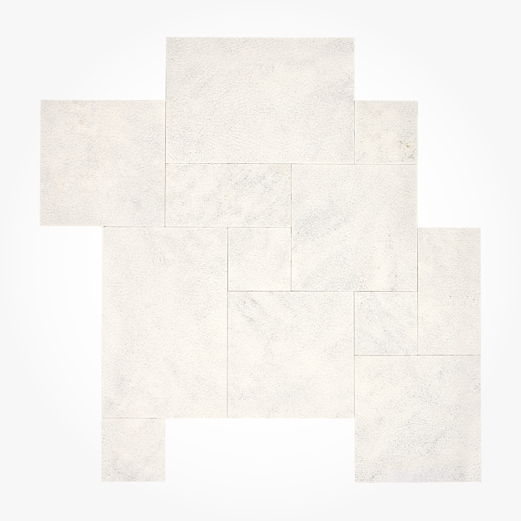 Ice White Leather - French Pattern