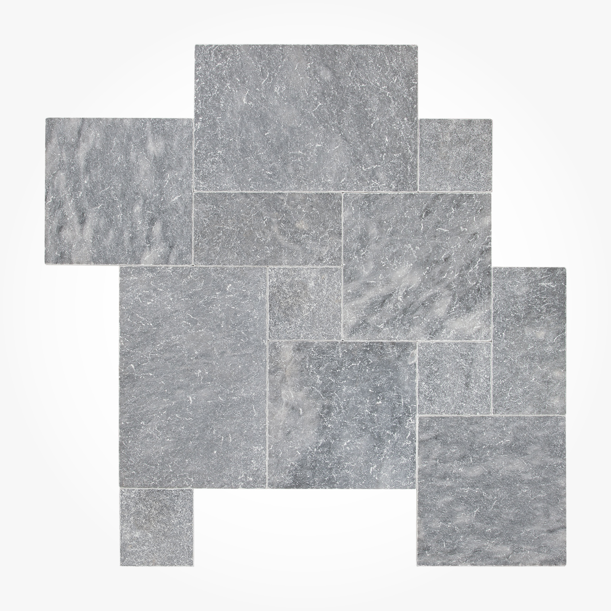 Sky Blue Tumbled - French Pattern